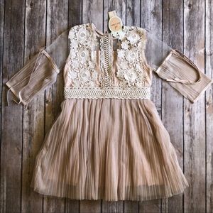 Doe a dear embroidery tulle dress - 5